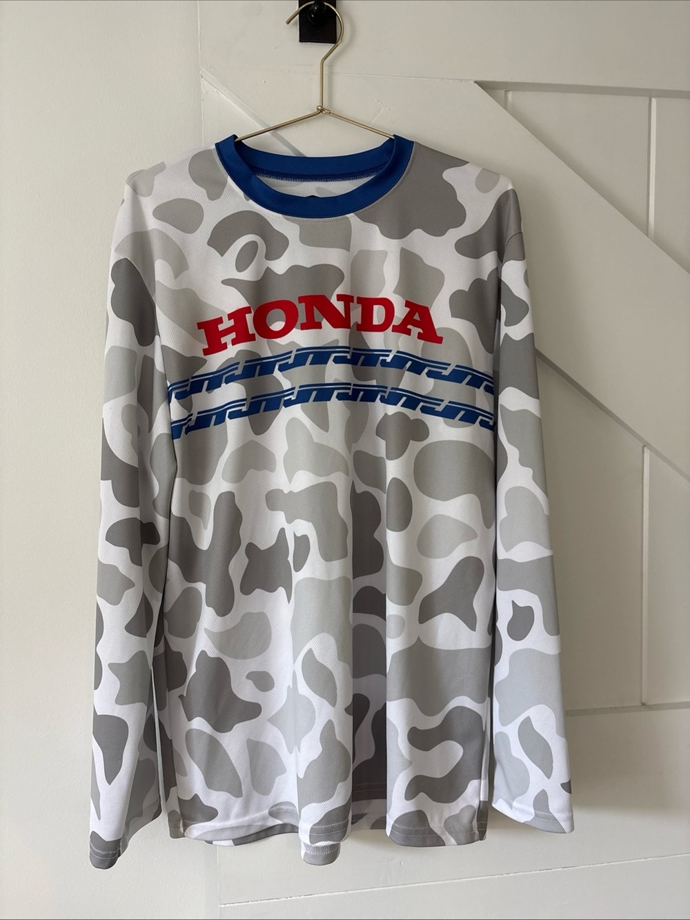 Honda JT Racing Team Long Sleeve MX Motocross T Shirt Large Camo Colorway